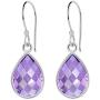 Orchid Jewelry 2.25 CTW Natural 12X8MM Pear Purple Amethyst 925 Sterling Silver Dangle Earrings For Women – A February Birthstone Gemstone- A Beautiful Pair For Little Girls and Lovely Ladies
