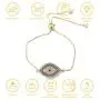 Halukakah Evil Eye Bracelet for Women,24K Real Yellow Gold Plated/Plated Platinum White Gold Finish Diamonds Multicolor Chain Size Adjustable up to 9'' Handmade Jewelry with Free Giftbox Halukakah Evil Eye Bracelet for Women,24K Real Yellow Gold Plated/Plated Platinum White Gold Finish Diamonds Multicolor Chain Size Adjustable up to 9'' Handmade Jewelry with Free Giftbox