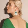 Colorful Rainbow Layered Tassel Earrings Bohemian 3 Tier Fringe Statement Dangle Drop Earrings for Women Girls Jewelry Fashion and Valentine Birthday Party Gift