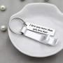 I Love You More Than You Love Beer Keychain Beer Charm Jewelry Gift for Boyfriend Husband(Love Beer KR)