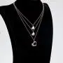 G-Ahora Big Sis Middle Sis Little Sis Jewelry Necklace Set of 2 3 Sisters Gift Best Friend Necklace