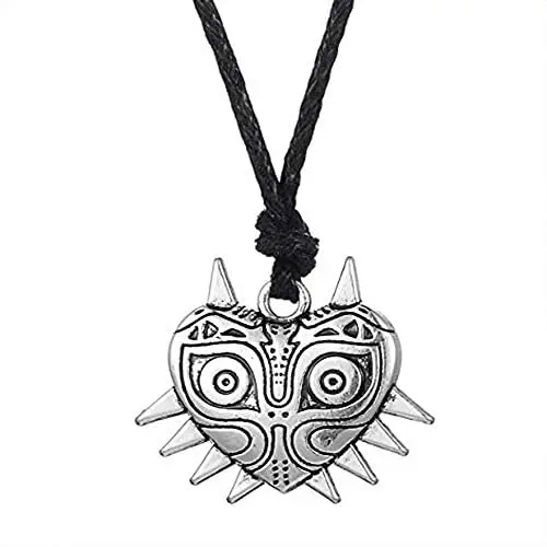 Legend of Zelda Majoras Mask Action Video Game Pendant Necklace for Men Women