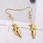 JoJo Bizarre Adventure Rohan Earrings - Gold Pen Nib Drop Anime Earrings - For JoJo Fans