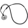 Tribal Jewelry Love Bind Rune Gebo-Wunjo Elder Futhark Celtic Pagan Runic Viking Norse Icelandic Protection Amulet Pewter Mens Pendant Necklace Lucky Charm Medallion for men w Black Adjustable Cord