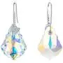 EleQueen 925 Sterling Silver CZ Butterfly Baroque Hook Dangle Earrings Made with Crystals