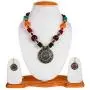 YouBella Jewellery Bollywood Ethnic Tribal Beads Traditional Indian Necklace Set with Earrings for Women