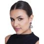 Crunchy Fashion Bollywood Style Traditional Indian Oxidised Silver Jewelry Jhumki Jhumka Earrings for Women/Girls