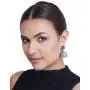 Crunchy Fashion Bollywood Style Traditional Indian Oxidised Silver Jewelry Jhumki Jhumka Earrings for Women/Girls