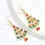 ALoveSoul Christmas Earrings for Women - Xmas Dress Up Jewelry Earrings, Christmas Tree Earrings, Apple Earrings, Ball Asymmetric Earrings