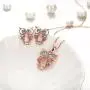 IrbingNii Women Jewelry Sets Jewelry for Women 14k Rose Gold Pendant Necklace Earrings Necklace Ear Studs Jewelry Sets for Women IrbingNii Women Jewelry Sets Jewelry for Women 14k Rose Gold Pendant Necklace Earrings Necklace Ear Studs Jewelry Sets for Women