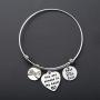 MAOFAED Aunt Gift Best Tia Ever You are Always in My Heart Aunt Bracelet Auntie Gift Auntie Bracelet Auntie Birthday Gift Auntie Keepsake
