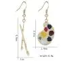 DAMLENG Charm Chic Artist Matte Gold Palette Paint Brush Dangle Drop Earrings for Women Girls Artist Art Teacher Statement Jewelry Gifts DAMLENG Charm Chic Artist Matte Gold Palette Paint Brush Dangle Drop Earrings for Women Girls Artist Art Teacher Statement Jewelry Gifts