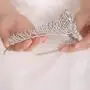 FXmimior Silver Bridal Wedding Crown Headband Women Crystal Tiara Headpiece Wedding Hair Accessories FXmimior Silver Bridal Wedding Crown Headband Women Crystal Tiara Headpiece Wedding Hair Accessories