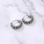 Gothic Skull Hoop Earring Small Stainless Steel Punk Rock huggie Earrings for Men Vintage Jewelry