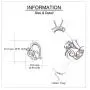 YAFEINI Elephant Necklace Sterling Silver Flying Butterfly Heart Pendant Jewelry Birthday Gifts for Women