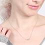 RIAH FASHION Dainty Romantic Charm Necklace - Minimal Pendant Delicate Chain Heart, Love Message Girlfriend, Valentines Mothers Day Jewelry Gift