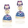 Indotribe Bollywood Earrings Jhumka Earrings For Women Indian Earrings For Women Jhumka Earrings Meenakari Earrings Indian Jewelry For Women Earrings Indian Jhumka Earrings Indian Earrings