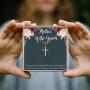 Dear Ava Mother of The Groom Gift Necklace: Parent of The Groom Jewelry, Infinity Cross (Rose-Gold-Plated-Brass, NA)