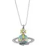 Vivienne Westwood Large blue meteor necklace with exclusive box and paper bag Vivienne Westwood Large blue meteor necklace with exclusive box and paper bag
