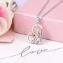 JLYY Horse Pendant Lovely Animal Necklace Sterling Silver Jewelry Gift for Friend Sister Women Girls JLYY Horse Pendant Lovely Animal Necklace Sterling Silver Jewelry Gift for Friend Sister Women Girls