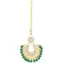Aheli Exquisite Wedding Party Wear Faux Kundan Pearl Beaded Necklace and Earrings Set Indian Ethnic Jewellery for Women
