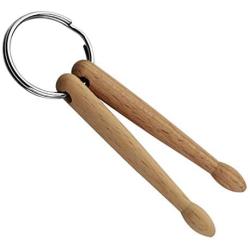 AKTAP Drum Jewelry 3D Drum Sticks Music Charm Key Ring Musical Instruments Gift for Drummers