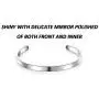SAM & LORI Bracelet Bangle Cuff for Women Inspirational Personalized Jewelry Mantra Quote Engraved Motivational Birthday Friend Encouragement Present for Her Teen Girls Men with Secret Message