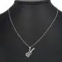 Gifts for Guitar Players Men 925 Sterling Silver Guitar Necklace Treble Clef Music Note Necklace,Guitar Gift for Guitar Lovers Musical Jewelry Gifts for Men/Women/Guitar Teacher