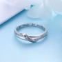 Inspirational Jewelry Sterling Silver Engraved Believe All Things are Possible Band Ring for Women Girlfriend, Size 5-10