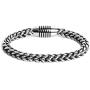 Thick Mens Large Link Chain Bracelet Silver Stainless Steel Bracelet Cuban Chain Type