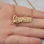 Aoloshow Stainless Steel Personalized Name Necklace Bracelet Jewelry Custom Made Any Names