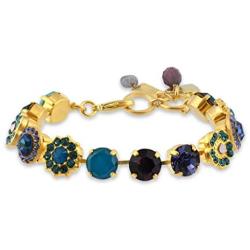 Mariana Jewelry Peacock Bracelet, Gold Plated with Crystal, Nature Collection MAR-B-4045_1 2139 YG