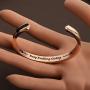 Zuo Bao Keep Fucking Going Hair Tie Bracelet Graduation Gift Inspirational Bracelets for Women Motivational Friend Encouragement Jewelry
