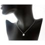 925 Sterling Silver Heart Clover Leaf - Lucky in Love 18'' Necklace for Women, Teen