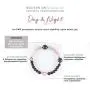 Modern ŌM Day & Night Wrist Mala for Women | Authentic Shungite Stone Bracelet for EMF Protection | 6mm Rose Quartz and Rhodium Plated Sterling Silver Yoga Jewelry Modern ŌM Day & Night Wrist Mala for Women | Authentic Shungite Stone Bracelet for EMF Protection | 6mm Rose Quartz and Rhodium Plated Sterling Silver Yoga Jewelry