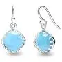 LeCalla Flaunt Sterling Sliver Jewelry Dangle Gemstone Earrings for Teens and Women LeCalla Flaunt Sterling Sliver Jewelry Dangle Gemstone Earrings for Teens and Women