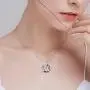 Hummingbird Necklace Gifts for Women Sterling Silver Bird Pendant Necklace with Blue/Purple Crystal Jewelry for Girls
