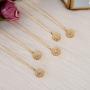 EXGOX You are My Sunshine Sunflower Necklace 14k Gold Plated Initial Sunflower Necklaces CZ Initial Letter Sunflower Locket Necklace Jewelry Gifts for Teen Girls Women Alphabet A - Z