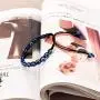 MISS RIGHT Evil Eye Nazar Amulet Ojo Protection Bracelet Necklace Turco Kabbalah Good Luck Bolo Cord Bracelet Dainty Lucky Beaded Charm Pendant Necklace for Women Men Girls