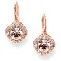 Mariell Tailored Solitaire Drop Earrings with Brilliant Round Crystals in Rose Gold Tone. Loved By All! Mariell Tailored Solitaire Drop Earrings with Brilliant Round Crystals in Rose Gold Tone. Loved By All!