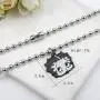 YYJL Betty Boop Enamel Metal Necklace Pendant Fashion Cute Anime Girl Charm Bead Chain Necklaces for Women Girls