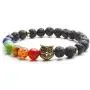 Top Plaza 7 Chakra Stone Bead Bracelet Lava Rock Stone Diffuser Bracelet Reiki Healing Crystals Yoga Meditation Anxiety Stretch Bracelets Owl Gifts for Women Men Top Plaza 7 Chakra Stone Bead Bracelet Lava Rock Stone Diffuser Bracelet Reiki Healing Crystals Yoga Meditation Anxiety Stretch Bracelets Owl Gifts for Women Men