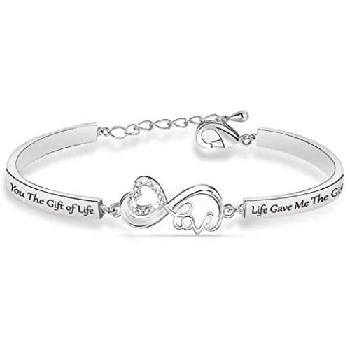 Stepdaughter Bracelet I Didnt Give You The Gift of Life Life Gave Me The Gift of You Gift Stepdaughter Jewelry Daughter in Law Family Gifts