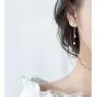 SLUYNZ 925 Sterling Silver Leaves Wrap Earrings Cuff for Women Teens Sparkling CZ Crystals Crawler Earrings Dangling Chain
