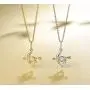 FANCIME Sterling Silver Created Fire Opal Cupids Bow and Arrow Necklace Earrings October Birthstone Fine Jewelry Gifts for Women Girls FANCIME Sterling Silver Created Fire Opal Cupids Bow and Arrow Necklace Earrings October Birthstone Fine Jewelry Gifts for Women Girls