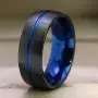 ringheart 2 Rings Luxury Couple Rings Black Gold Filled Princess Cut Blue Cz Womens Wedding Ring Sets Man Tungsten Wedding Band (Please Buy Two Rings for one Pair) ringheart 2 Rings Luxury Couple Rings Black Gold Filled Princess Cut Blue Cz Womens Wedding Ring Sets Man Tungsten Wedding Band (Please Buy Two Rings for one Pair)