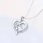 S925 Sterling Silver Lucky Elephant Love Heart Necklace for Women Daughter Girlfriend S925 Sterling Silver Lucky Elephant Love Heart Necklace for Women Daughter Girlfriend