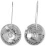 NOVICA Sterling Silver and Cultured Freshwater Pearl Drop Earrings, Moonlight Sand
