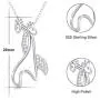 Giraffe Necklace 925 Sterling Silver Tree of Life Family Love Pendant Necklace Jewelry Birthday Gifts for Women Mother Giraffe Necklace 925 Sterling Silver Tree of Life Family Love Pendant Necklace Jewelry Birthday Gifts for Women Mother