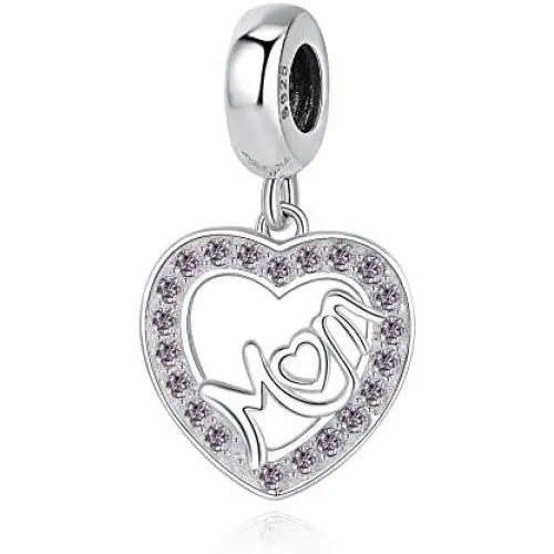 Mother Mom Birthstone Charms 925 Sterling Silver Bead Fit Pandora charms Bracelet, Fit Mothers Day Christmas Birthday Gift Mother Mom Birthstone Charms 925 Sterling Silver Bead Fit Pandora charms Bracelet, Fit Mothers Day Christmas Birthday Gift